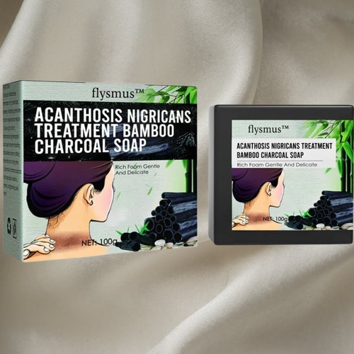 Acanthosis Nigricans Treatment Bamboo Charcoal Soap | Deep Cleansing & Skin Brightening Natural Soap | 100g (Pack of 2)