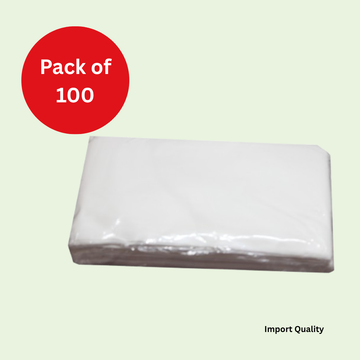 FACIAL TISSUE 100 SHEETS 19 CM Pack of 100 (Import quality)
