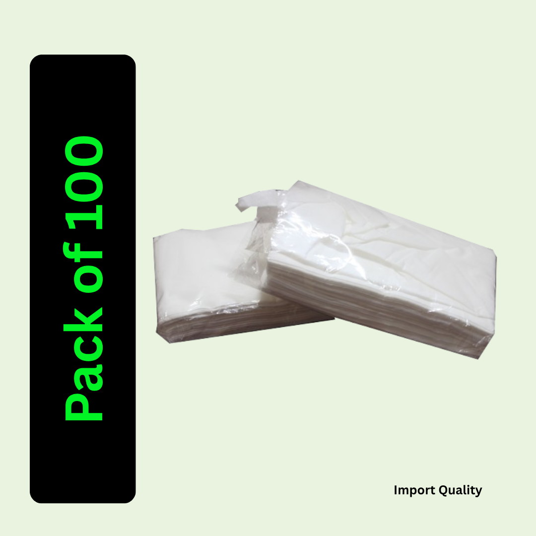 FACIAL TISSUE 100 SHEETS 19 CM Pack of 100 (Import quality)