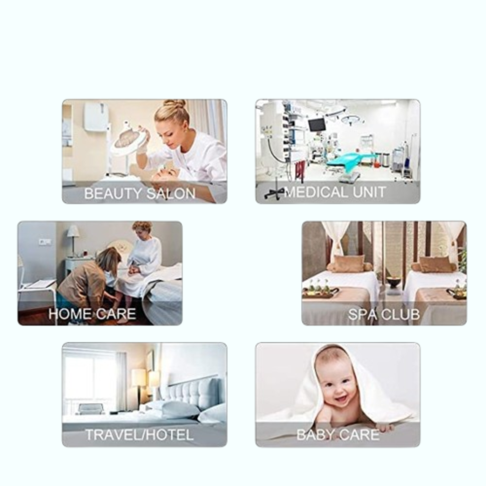 Non-Woven 25 GSM Disposable Bedsheets – Thin White (80×180 cm) – Pack of 50 | Ideal for Hospitals, Hotels, Spas, Salons & Travel