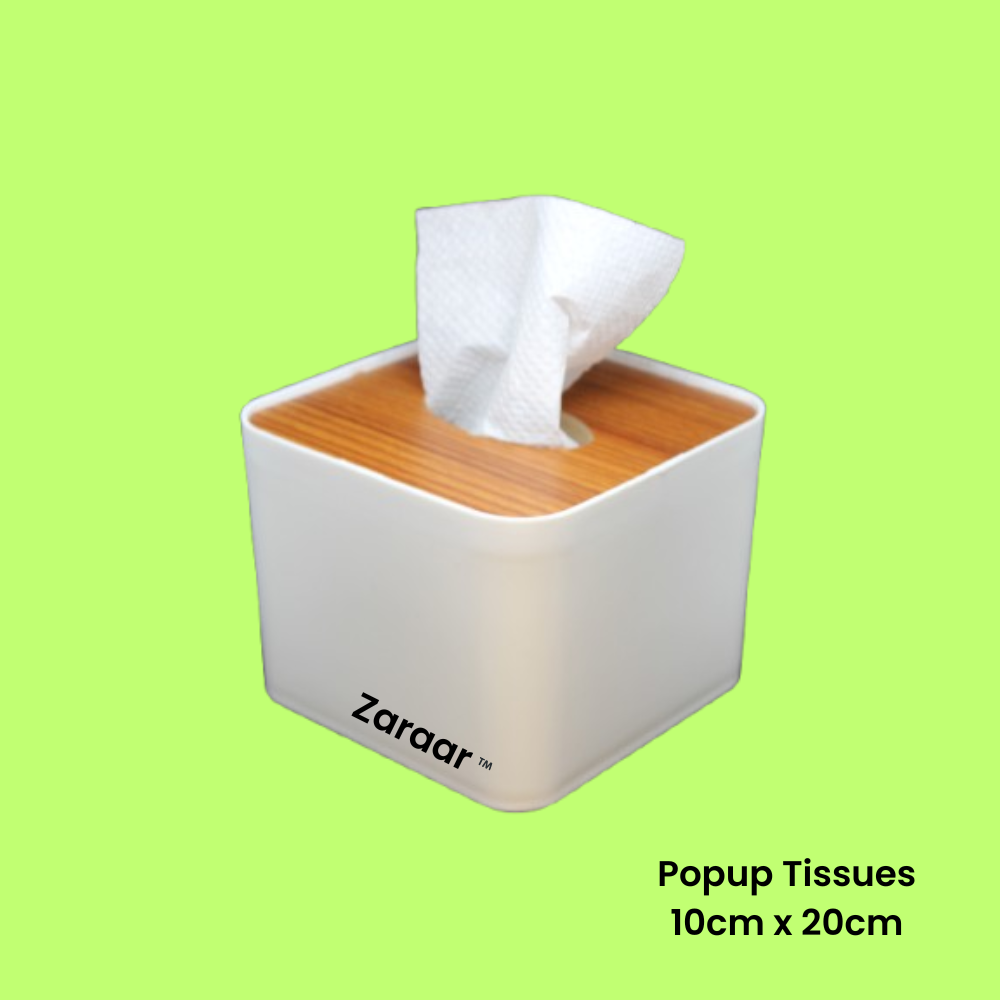 Popup Tissues 2Ply | 100 pulls W/O Tissue Box | pack of 100