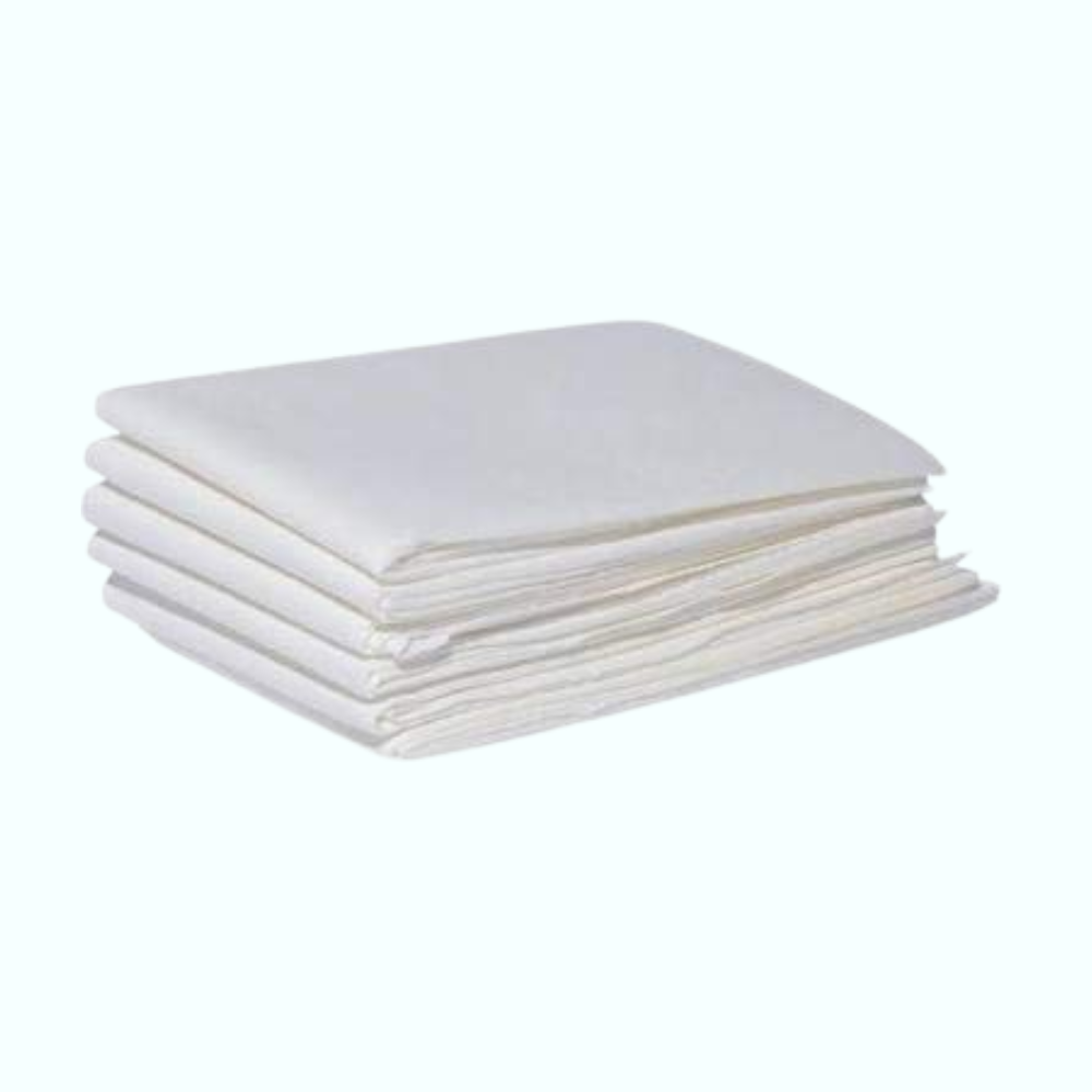 Non-Woven 25 GSM Disposable Bedsheets – Thin White (80×180 cm) – Pack of 50 | Ideal for Hospitals, Hotels, Spas, Salons & Travel