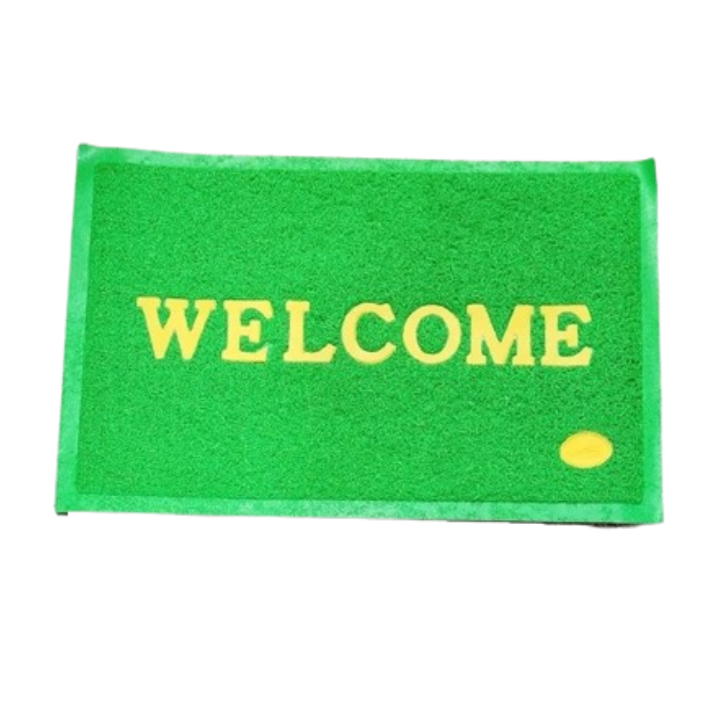 PVC Bathroom Mat – 40 x 75 cm green Mat, Anti-Skid, Waterproof, Easy-Clean