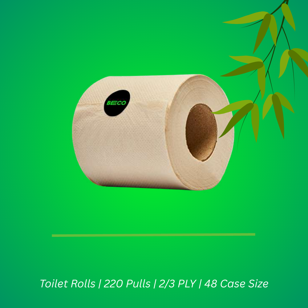 Bamboo Toilet Rolls  375 Pulls | 2 PLY | 80 Case Size