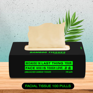 BECO BAMBOO FACIAL TISSUES 2PLY BOX 100 PULLS FG | Pack of 1