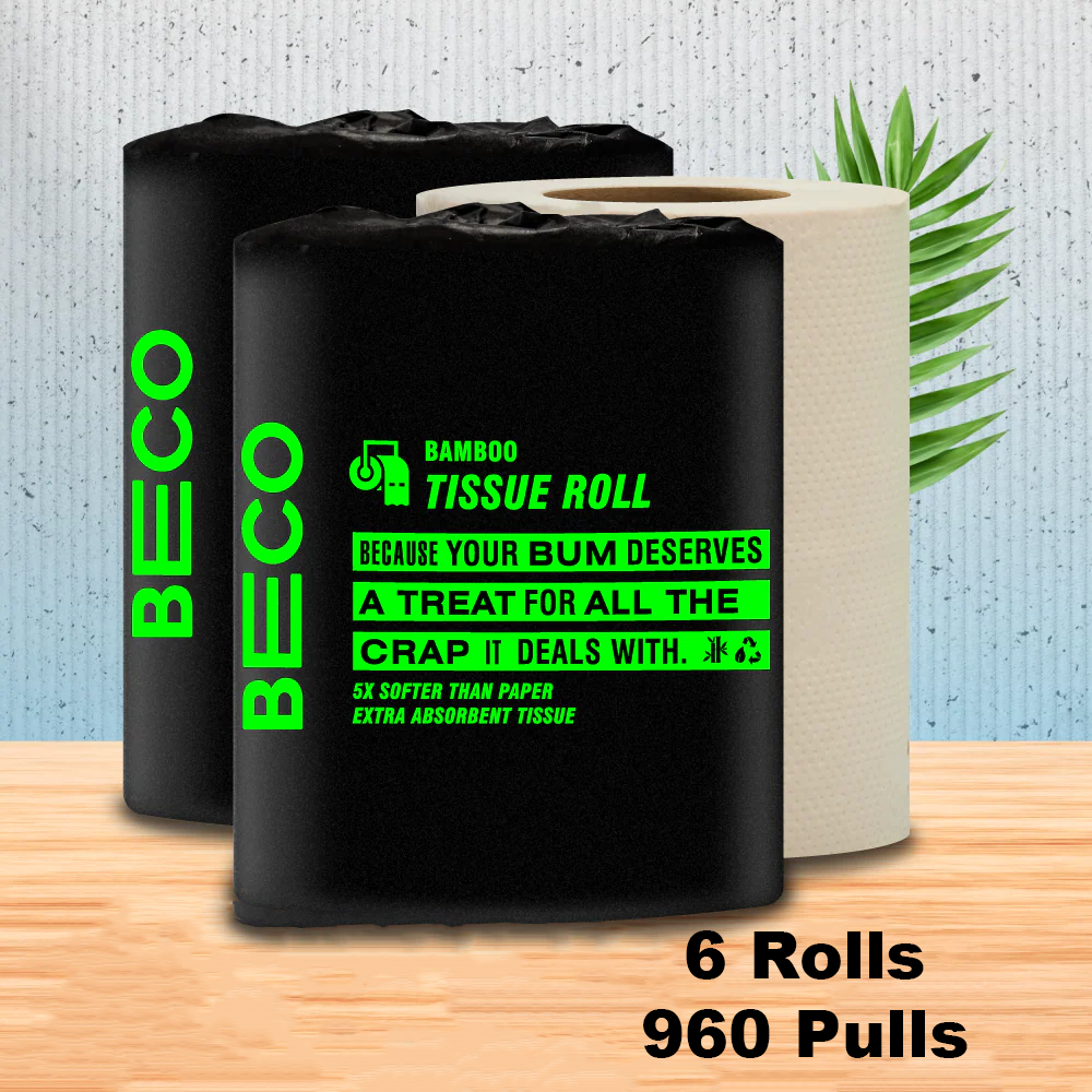 BECO BAMBOO TOILET ROLL 2 PLY 160 PULLS NK | Pack of 6