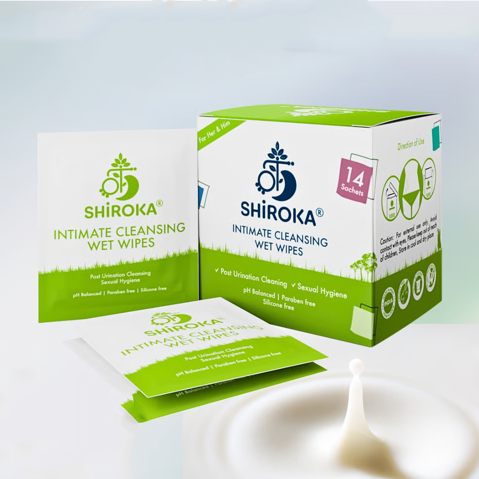 Intimate Cleansing Wet Wipes – For Her & Him | Pack of 14