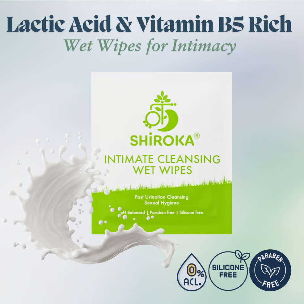 Intimate Cleansing Wet Wipes – For Her & Him | Pack of 14