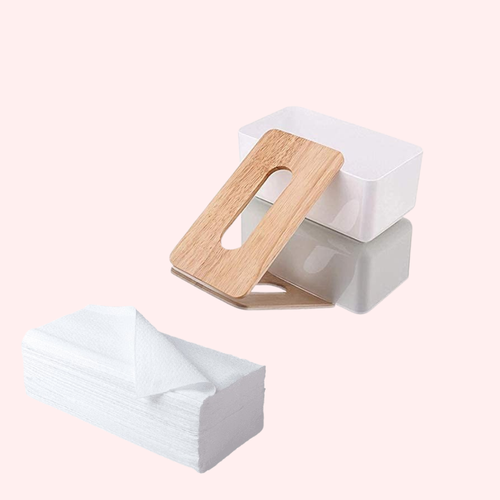 FACIAL TISSUE 100 PULLS SMOOTH 19 CM | White