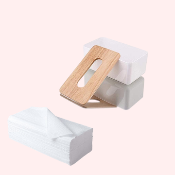 FACIAL TISSUE 100 PULLS SMOOTH 19 CM | White