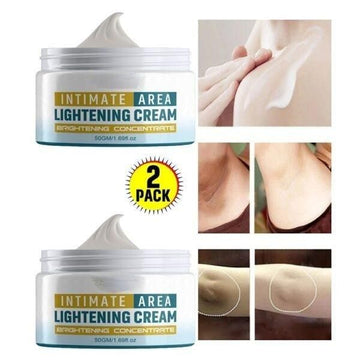Body Whitening Cream for Intimate Areas | Pink Essence | Underarm, Knee, Butt & Lip Brightening | Face & Body Moisturizer | 100gm (Pack of 2)