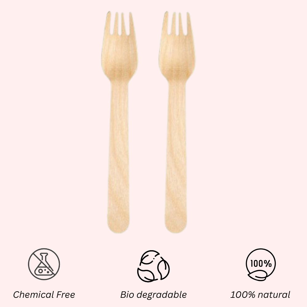 Wooden Disposable Forks