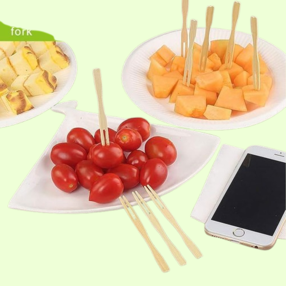 Disposable Wooden Fruit Fork Sets
