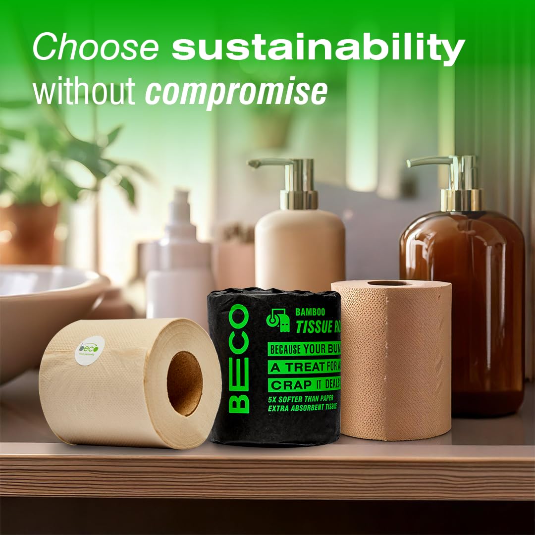 BECO BAMBOO TOILET ROLL 3 PLY 160 PULLS NK | Pack of 12