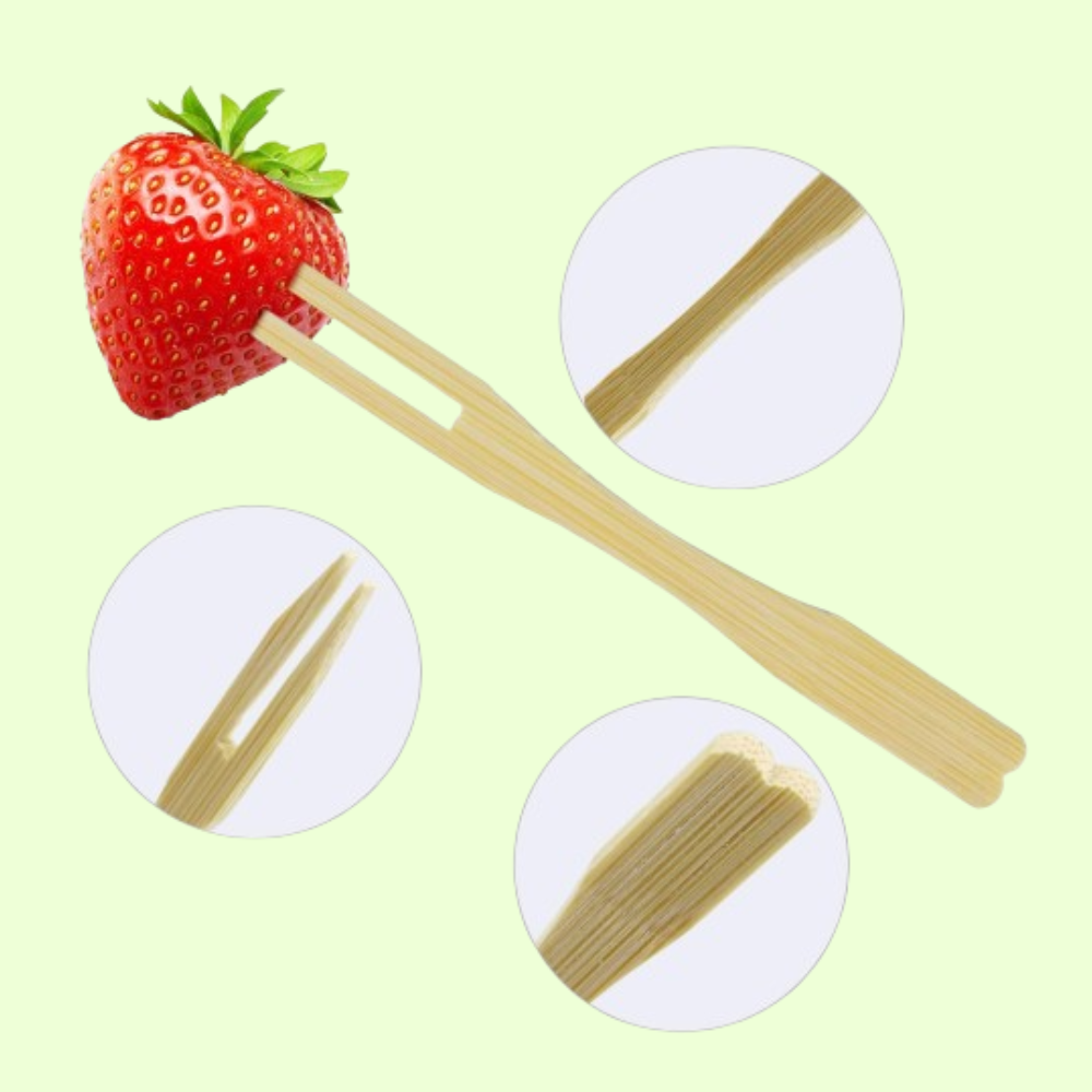 Disposable Wooden Fruit Fork Sets