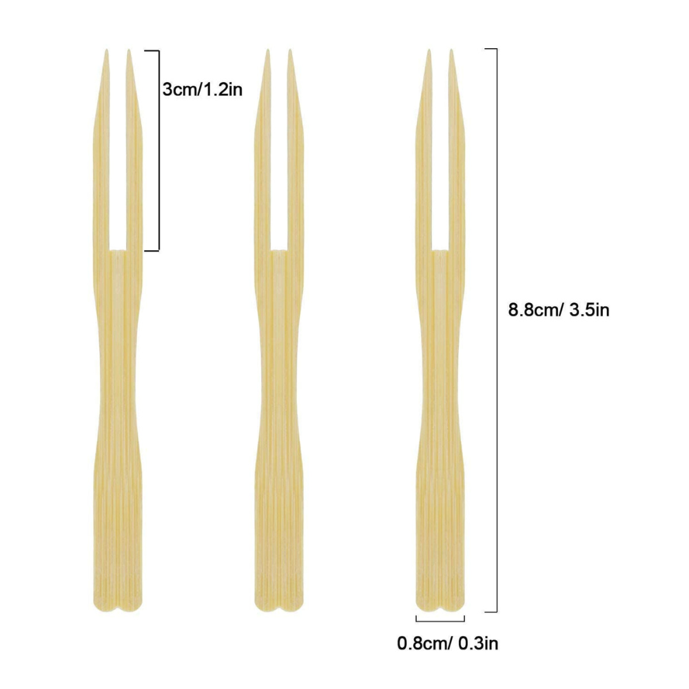 Disposable Wooden Fruit Fork Sets