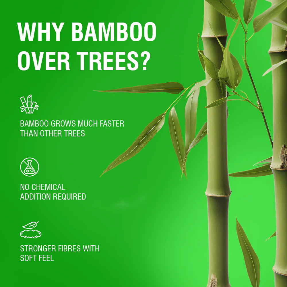BECO BAMBOO TOILET ROLL 3 PLY | 220 PULLS NK | pack of 6