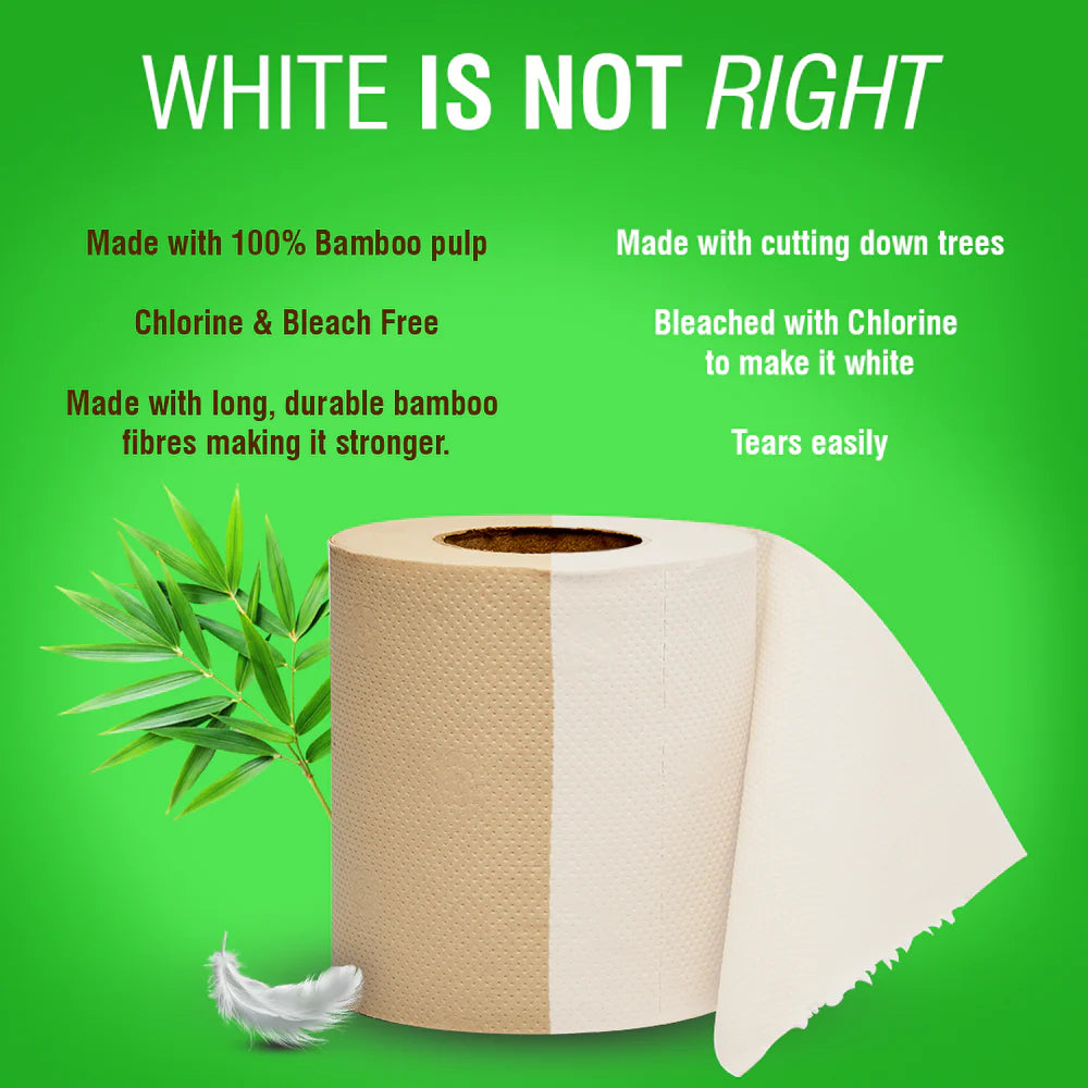 BECO BAMBOO TOILET ROLL 3 PLY | 220 PULLS NK | pack of 6