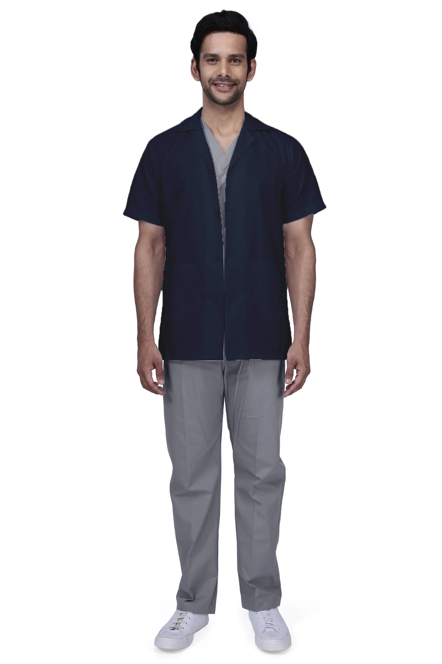 Lab Coat - Unisex - LCC -Navy